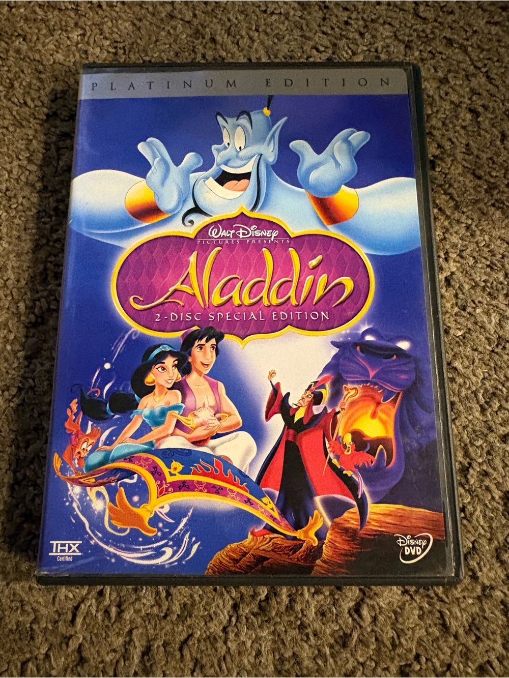 Disney Aladdin 2-Disc Special Edition DVD - Blue & Purple Artwork